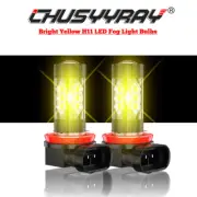 2Pcs LED Faros antiniebla DRL Bombillas for Toyota Corolla 2009-2013 Amarillo (for: Toyota)