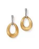 Marco Bicego 18K Yellow Gold Lucia Diamond Hoop Earrings
