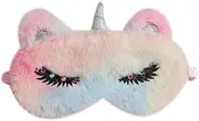 DEARMAMY Unicorn Designed Sleeping Mask Soft Eye Cover for Comfortable Nap Fun Household Accessory for Indoor Travel Office Camping Creative Light Blocking Eye Patch