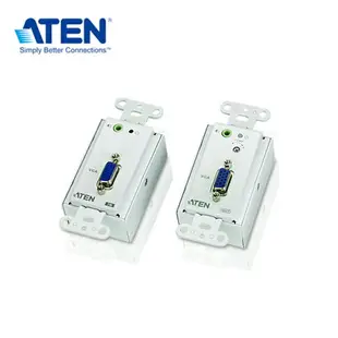 【預購】ATEN VE156 VGA Cat 5 蓋板嵌入式影音延長器 (1280 x 1024@150公尺)