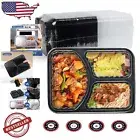 Sturdy and Reusable 38oz Meal Prep Containers - 40 Pack for Easy Portion Control