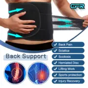 Adjustable Lumbar Brace Back Support Belt Lower Waist Pain Relief For Men Women