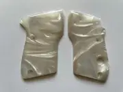 New Smooth White resin Grip For Beretta 3032 Tomcat .32.