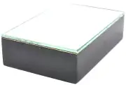 Mounted Glass Plane Mirror - 75 x 50mm - Eisco Labs