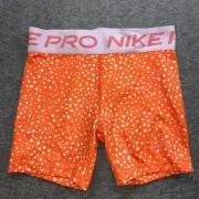 Nike Women & Big Girls Pro 3" Inch DRI-FIT Training Shorts- Orange - SZ Large