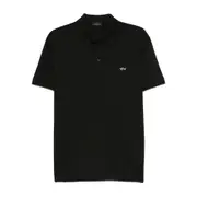 [Paul & Shark] Paul & Shark Embroidered Polo Shirt M BLACK