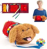 Dementia Activities for Seniors,Fidget Blanket for Dementia,Alzheimers Products for Elderly,Fidget Toys for Adults with Dementia,Dementia Games for Elderly,Alzheimers Gifts
