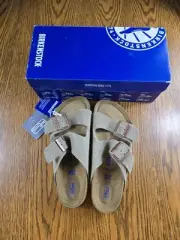 Birkenstock Arizona Bs Slides Womens 7 Mens 5 Taupe Color