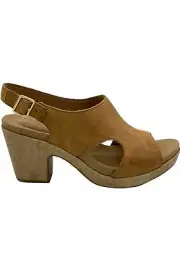 Rockport Cutout Leather or Suede Sandals Vivianne Honey