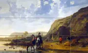 Landscape Art Aelbert Cuyp Tumbled Marble Mural Backsplash Bath Tile #2238