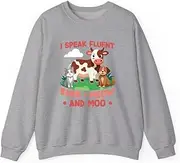 [VidiAmazing] I Speak Fluent Bark Meow and Moo Future Veterinarian ds017 T-Shirt