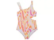 Seafolly Kids Summer Solstice Asymmetrical One-Piece Girl's Swimsuits, Size 16