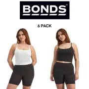 Bonds Womens Bases Seamless Singlet Buttery Smooth and Lightweight 6 Pack WR7Q