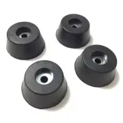Rubber Feet for Amplifier Cabinets or Amp Heads Tapered - 4 pcs