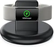 Charger Dock for Fitbit Charge 6/Charge 5/Luxe, USB Magnetic Wireless Fast Charging Station Stand for Charge 5/Luxe/Charge 6 Fitness & Health Tracker