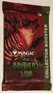 Factory Sealed Magic MTG The Brothers War Collector Booster Pack TRANSFORMERS