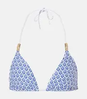 [Heidi Klein] Heidi Klein Cape Cod bikini top AU 12 blue