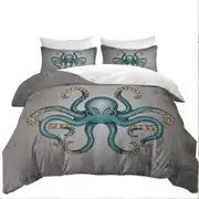 Angry Octopus Quilt Cover