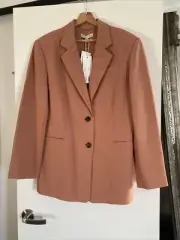 Shona Joy 14 Blazer New With Tags Terracotta