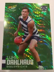 2020 Select Prestige AFL Green Parallel Luke Dahlhaus Geelong Cats #47