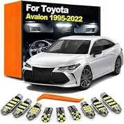 LED Bulb Interior Light Kit, For Toyota Avalon 1994-2015 2016 2017 2018 2019 2020 2021 2022 Plate Lamp Accessories