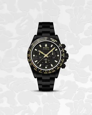 A BATHING APE TYPE 4 BAPEX 手錶1J70-187-015。太陽選物社