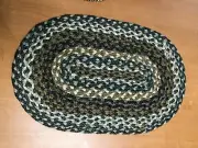 IHF braided jute 10"x15" accent mat BR-268 Cedar Grove