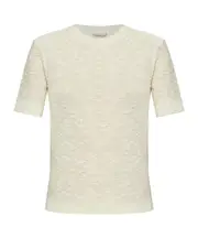 Moncler Shimmering Thread Sweater cream