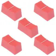 5 x CS1A Red Slide Potentiometer Control Knob 4mm Shaft CLIFF