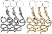 [VINTORKY] Viking Hair Accessories for Women Serpentine Hair Buttons Dreadlock Accessories Braiding Jewelry