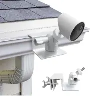 Gutter Mount for Camera/Solar Panel, Rustless Gutter Brackets Aluminum Alloy ABS