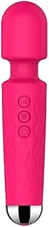 Varita vibradora, varita de juguete sexual para adultos, consolador de punto G, vibrador de clítoris, estimulación del clítoris, con 8 velocidades y 20 patrones, silenciosa, totalmente impermeable,
