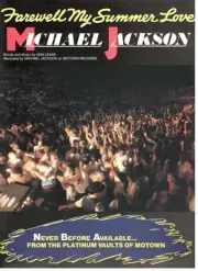 MICHAEL JACKSON-FAREWELL MY SUMMER LOVE--SHEET MUSIC-PIANO/VOCAL/CHORDS-1974-NEW