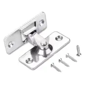 1 PC 90 Degree Stainless Steel Safety Right Angle Sliding Door Latch Lock Part