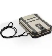 Treklite Combination Lock Box - Polycarbonate Portable and Lightweight Gun Lo