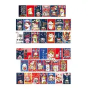 Colorful Japanese Sushi Shop Hanging Banners Bunting Flags Restaurant Decor