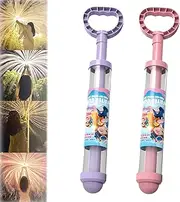 Firework Water Gun, Romantic Firework Style Water Spray Toy for Couples, High Pressure Pull-Out Sprinkler Spray Toy for Beach, Friends Family Interactive Pool Game (2Pcs-D)