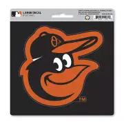 Fanmats MLB Baltimore Orioles Decal Large 8"X8" Auto RV Boat Cooler Luggage