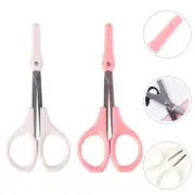 2 PCS Eyebrow Trimmers Trimming Shears Trimming Scissors