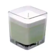 1 X White Label Soy Wax Jar Candle - Cucumber & Mint