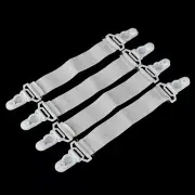4PCS Mattress Bed Sheet Blankets Elastic Holder Fastener Gripper Clip Strap PP