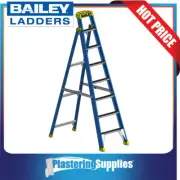 Bailey Ladder Single Sided Fibreglass 2.4m 8 Step 150kg Pro LEAN SAFE FS13974