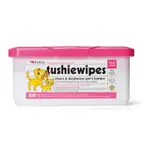 Petkin Tushie Wipes Pet Bottom Wipes For Dogs & Cats (100 pack)
