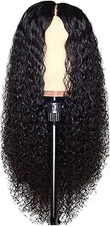 Closure Curly Wigs,Water Lace Front Wigs Human Hair - Front Glueless Closure Human Hair Wigs for Women with High