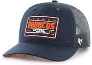 47 Denver Broncos Hardline Trucker RF Unisex Baseball Cap - Navy Blue, Navy Blue, One size