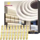 EMITEVER COB LED Strip Lights Neutral White, 4000K 16.4FT 2400LEDS, White
