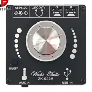 Bluetooth Power Amplifier Board Digital Audio 50W*2 100W*2 Stereo AMP Theater