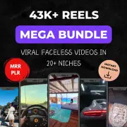 43K+ Viral Faceless Reels Bundle, Aesthetic Videos, Travel Clips,...
