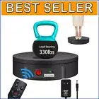 360-Degree Motorized Display Stand - Electric Rotating Turntable, Remote Control