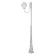 Lisbon Post Light Up Bracket H2250mm W250mm White Aluminium - 15727